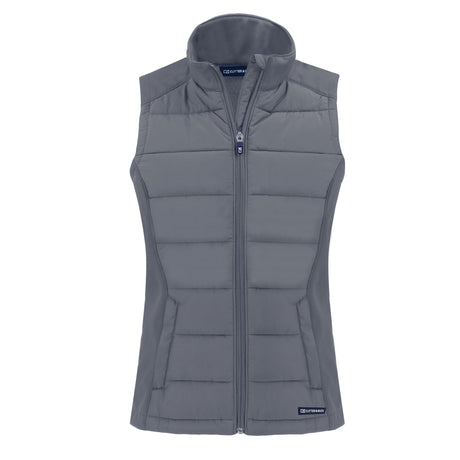 Cutter & Buck Evoke Hybrid Eco Softshell Recycled Womens Full Zip Vest