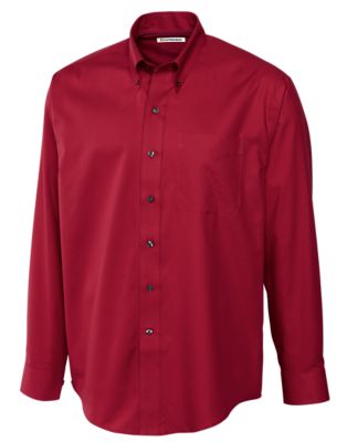 Cutter & Buck Epic Easy Care Fine Twill Mens Big and Tall Dress Shirt