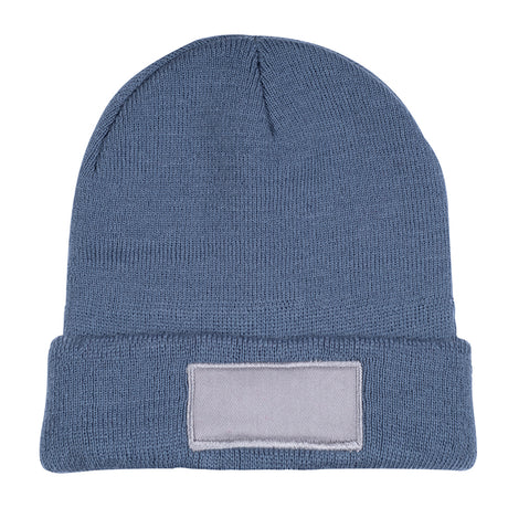 Knit Beanie w/Patch