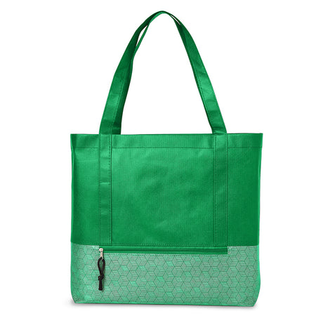 Hexagon Pattern Non-Woven Tote Bag