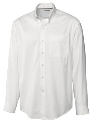 Cutter & Buck Epic Easy Care Fine Twill Mens Big and Tall Dress Shirt