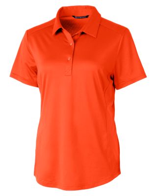 Cutter & Buck Prospect Textured Stretch Womens Short Sleeve Polo