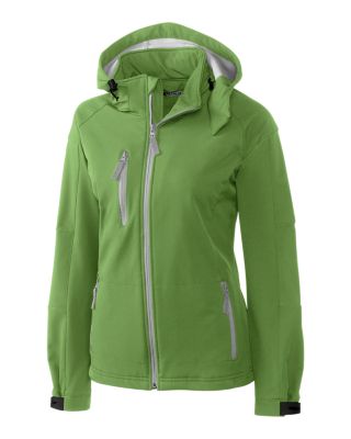 Clique Serac Stretch Softshell Hooded Full Zip Womens Jacket