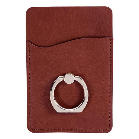 Tuscany™ Card Holder w/Metal Ring Phone Stand