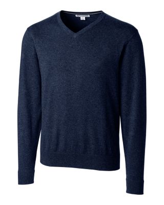 Cutter & Buck Lakemont Tri-Blend Mens V-Neck Pullover Sweater