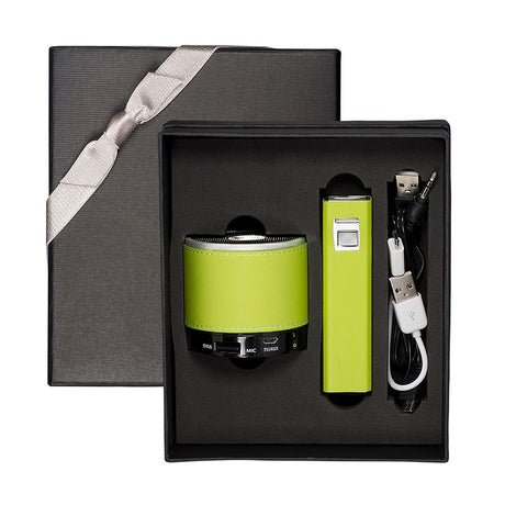 Tuscany™ Power Bank & Wireless Speaker Gift Set