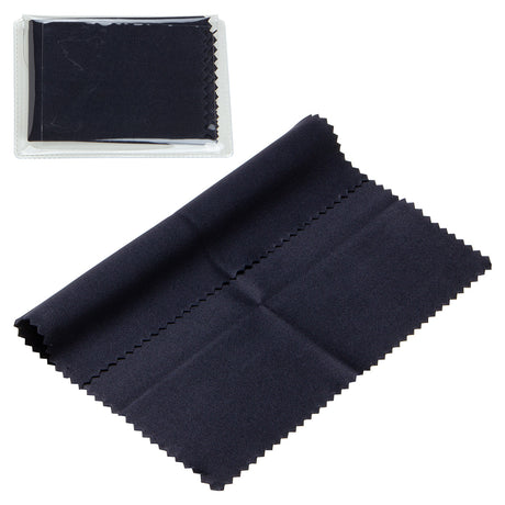 6" x 6" 220GSM Microfiber Cleaning Cloth in Clear PVC Case