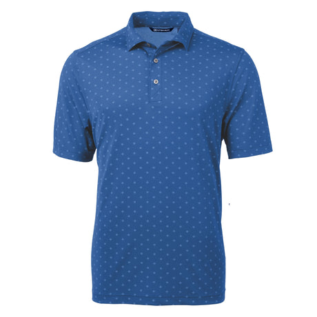 Cutter & Buck Virtue Eco Pique Tile Print Recycled Mens Polo