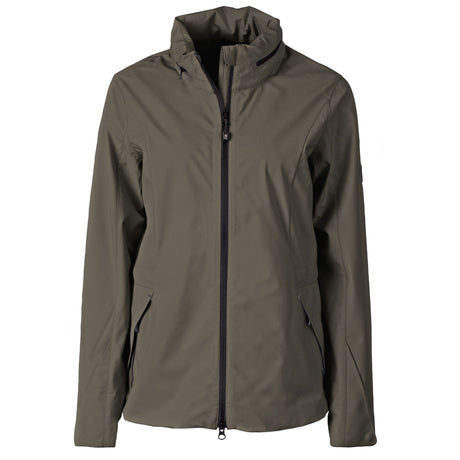 Cutter & Buck Vapor Water Repellent Stretch Womens Full Zip Rain Jacket