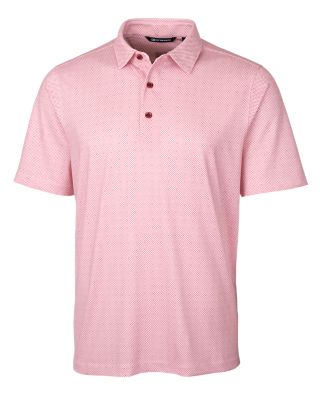 Cutter & Buck Pike Double Dot Print Stretch Mens Big and Tall Polo