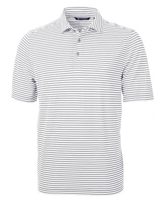 Cutter & Buck Virtue Eco Pique Stripe Recycled Mens Polo