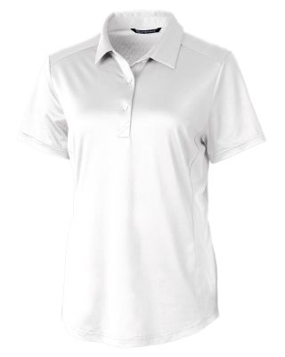 Cutter & Buck Prospect Textured Stretch Womens Short Sleeve Polo