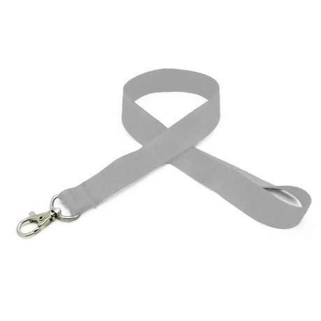 3/4" Silkscreened Flat Lanyard w/ Deluxe Swivel Hook