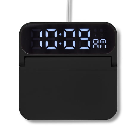 Foldable Alarm Clock & Wireless Charger