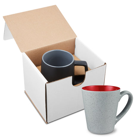 16 Oz. Fleck & Timbre Ceramic Mug in Individual Mailer