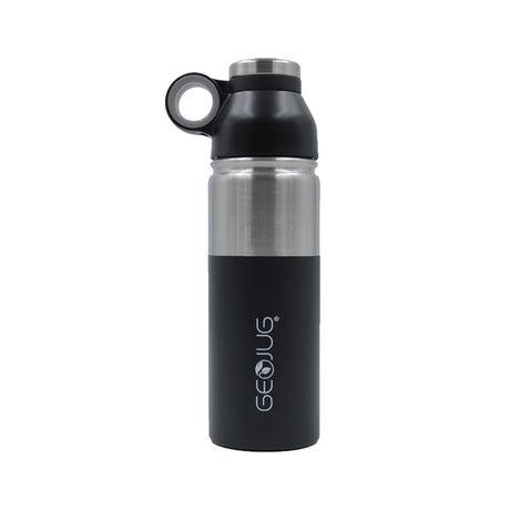 GeoJug 18oz Stainless Steel Vacuum Insulated Water Bottle