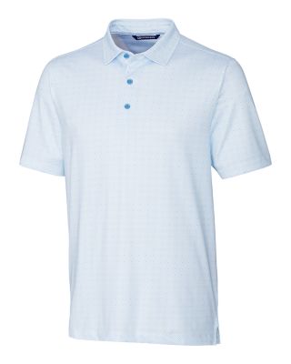 Cutter & Buck Pike Double Dot Print Stretch Mens Polo