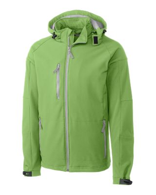 Clique Serac Stretch Softshell Hooded Full Zip Mens Jacket