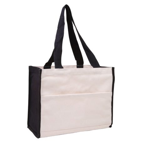 Cotton Gusset Accent Box Tote