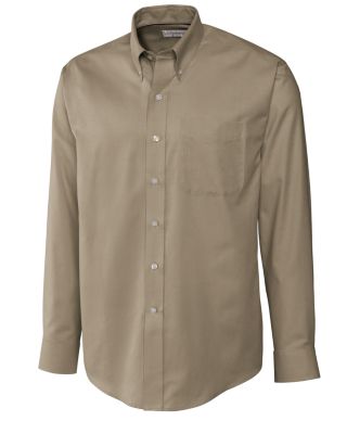 Cutter & Buck Epic Easy Care Nailshead Mens Big and Tall Long Sleeve Dress Shirt