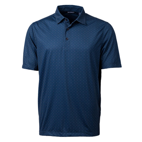 Cutter & Buck Pike Double Dot Print Stretch Mens Big and Tall Polo