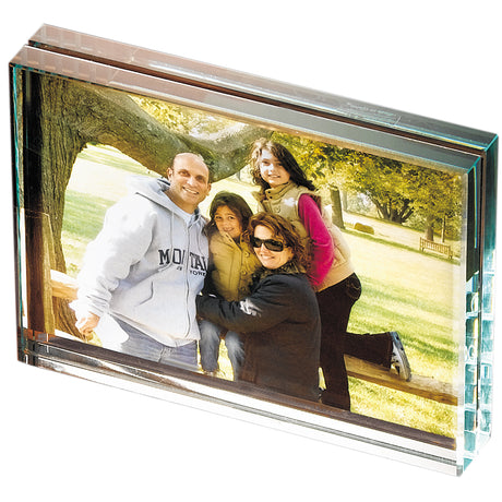 Atrium Glass Medium Desk Photo Frame