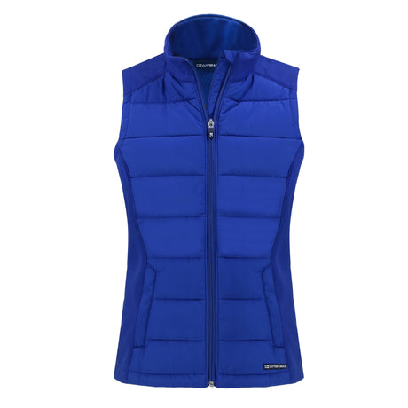 Cutter & Buck Evoke Hybrid Eco Softshell Recycled Womens Full Zip Vest