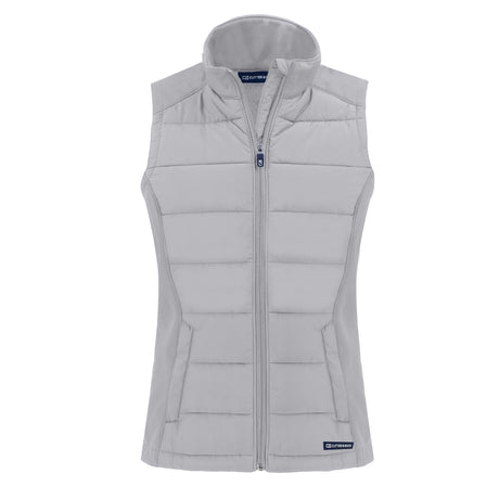 Cutter & Buck Evoke Hybrid Eco Softshell Recycled Womens Full Zip Vest