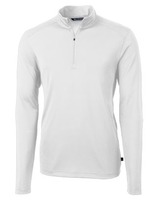 Cutter & Buck Virtue Eco Pique Recycled Quarter Zip Mens Pullover