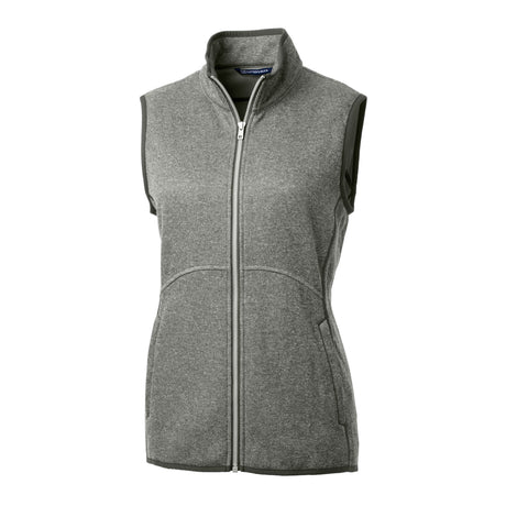 Cutter & Buck Mainsail Sweater Knit Womens Full Zip Vest