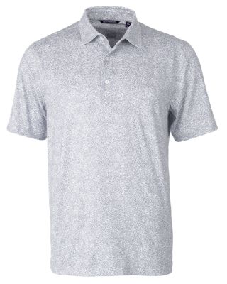 Cutter & Buck Pike Constellation Print Stretch Mens Polo