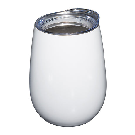 10 Oz. Stemless Vacuum Wine Tumbler w/Lid