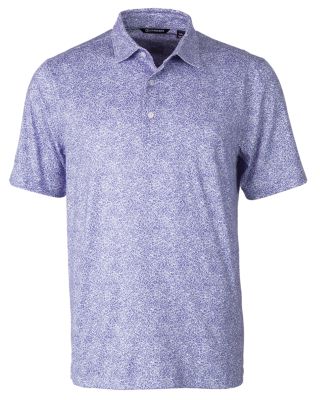 Cutter & Buck Pike Constellation Print Stretch Mens Polo