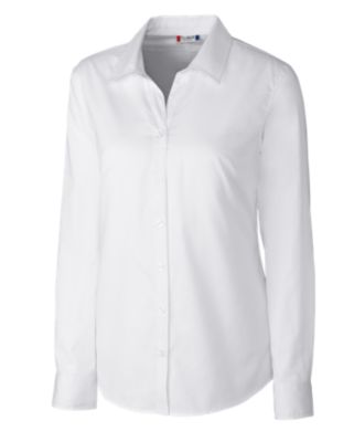 Clique Avesta Stain Resistant Womens Long Sleeve Button Down Shirt