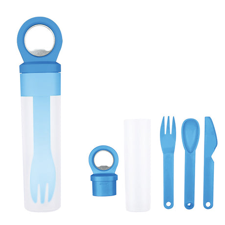 Plastic Utensil Set w/Bottle Opener