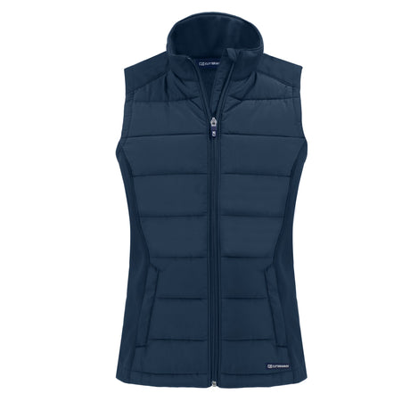 Cutter & Buck Evoke Hybrid Eco Softshell Recycled Womens Full Zip Vest