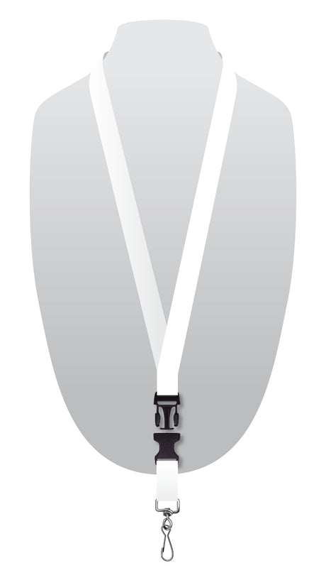 3/4" Digitally Sublimated Lanyard w/ Detachable Buckle