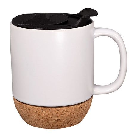 14 Oz. Ceramic Mug w/Cork Base