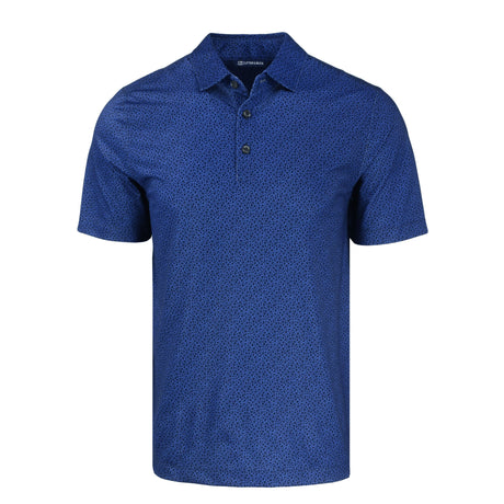 Cutter & Buck Pike Eco Pebble Print Stretch Recycled Mens Polo