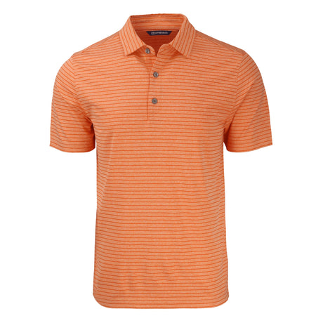 Cutter & Buck Forge Eco Heather Stripe Stretch Recycled Mens Polo