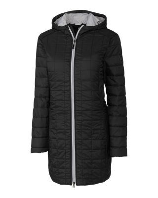 Cutter & Buck Rainier PrimaLoftÂ® Womens Eco Insulated Hooded Long Coat