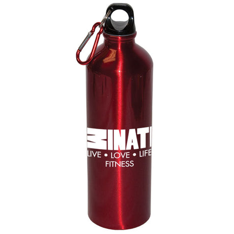 750 Ml (25 Fl. Oz.) Aluminum Water Bottle With Carabiner