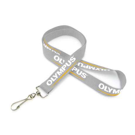 3/4" Silkscreened Flat Lanyard w/ J Hook