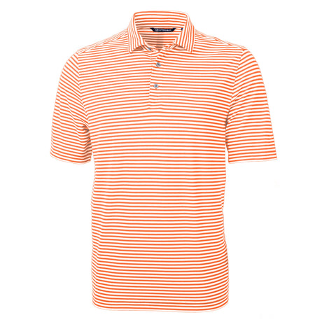 Cutter & Buck Virtue Eco Pique Stripe Recycled Mens Polo