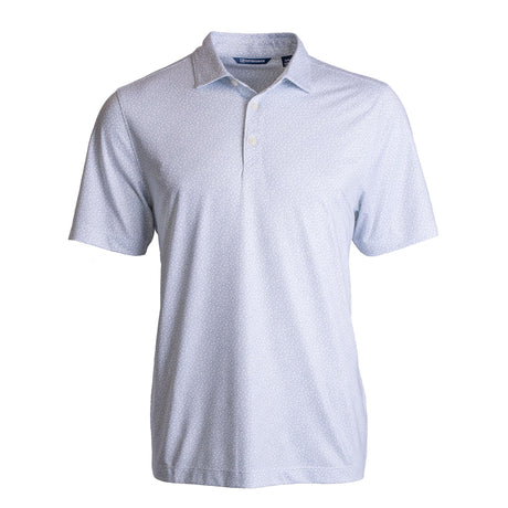 Cutter & Buck Pike Eco Pebble Print Stretch Recycled Mens Polo