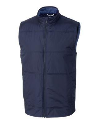 Cutter & Buck Stealth Hybrid Quilted Mens Windbreaker Vest