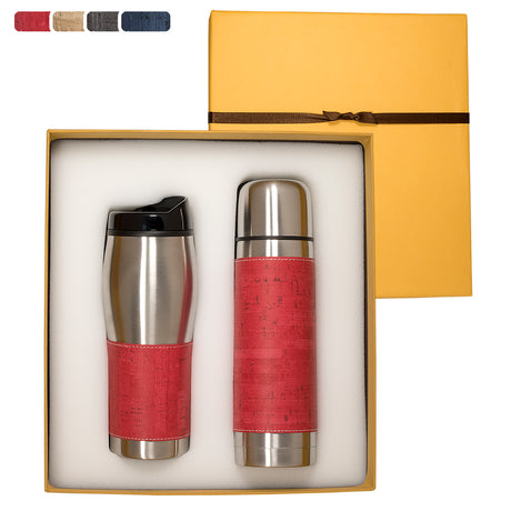 Casablanca™ Thermal Bottle & Tumbler Gift Set