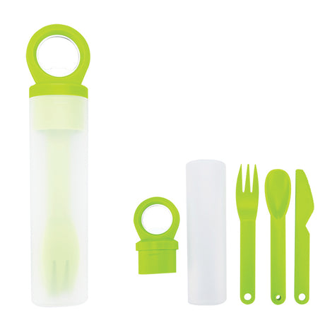 Plastic Utensil Set w/Bottle Opener