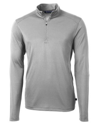 Cutter & Buck Virtue Eco Pique Recycled Quarter Zip Mens Pullover