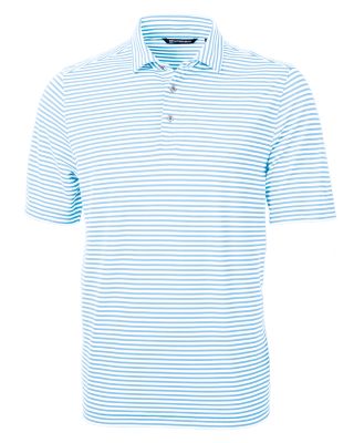 Cutter & Buck Virtue Eco Pique Stripe Recycled Mens Polo